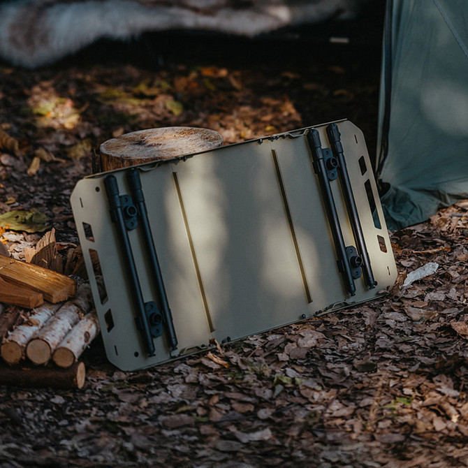 Стол складной Naturehike CNK2450JJ025 60х40 см алюминий Черный Винница - изображение 2