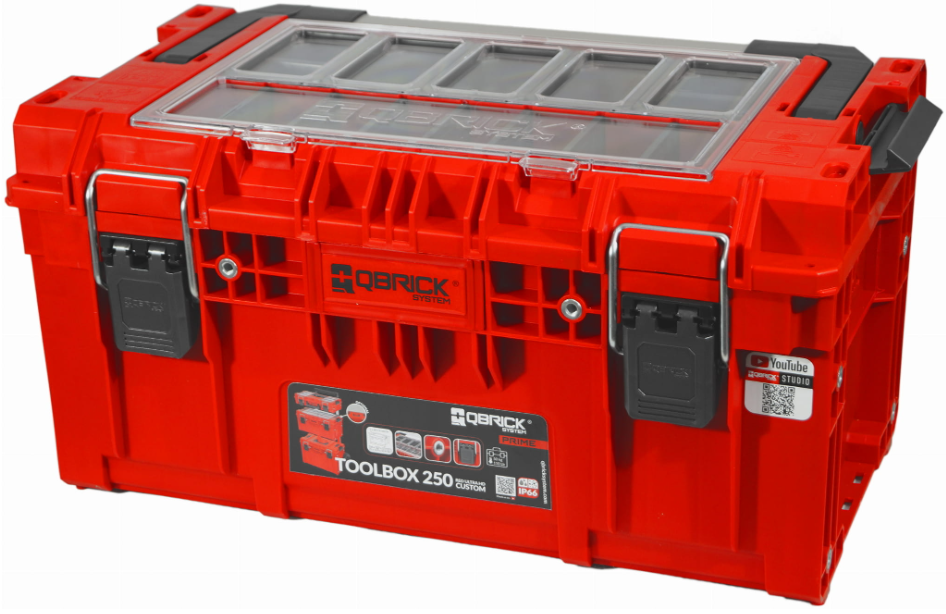 Набор ящиков для инструментов Qbrick System PRIME SET 2 RED Ultra HD (5901238257981) Киев - изображение 5
