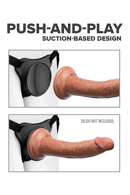 Трусики для страпону з присоскою Pipedream Body Dock Original чорні Sex Aura Київ - фото 3