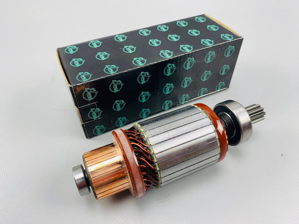 Якір стартера редукторного МТЗ, ЮМЗ, Т16, Т25, Т40 9142780 2,8 кВт (12В) + 2 підш (нов. обр.) Мукачево - фото 9