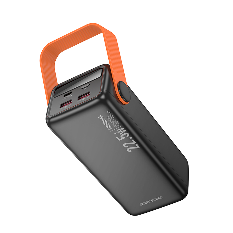 Внешний аккумулятор BOROFONE BJ66 Magnifico 22.5W+PD20W fully compatible power bank (40000mAh) Black Киев - изображение 5