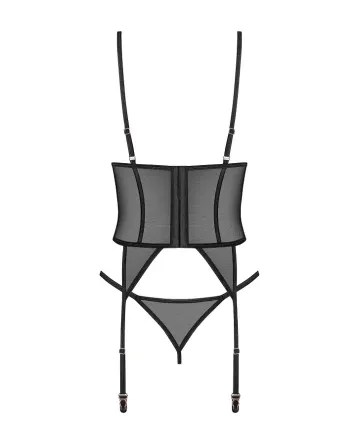 Корсет Obsessive Euridia corset & tanga XL/2XL Львів