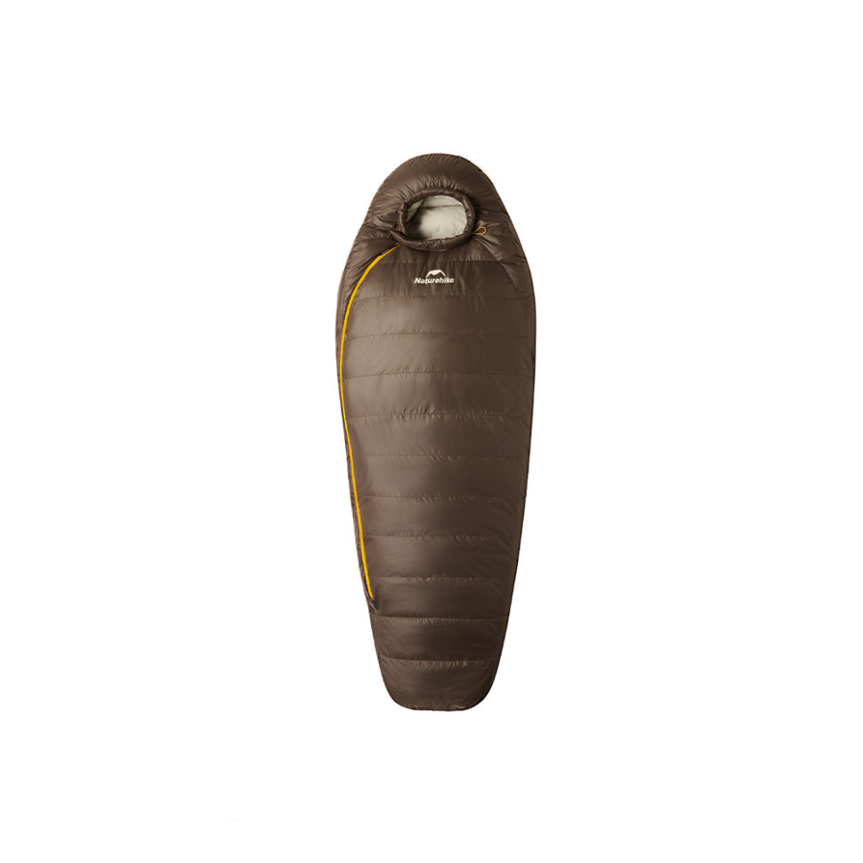 Спальник з натуральним пухом Naturehike Snowbird CNK2550WS014, p-р M, темно-коричневий 400 г Киев - изображение 1