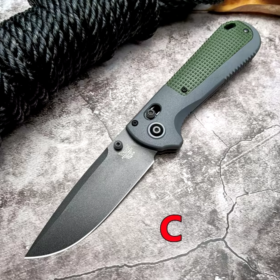 Нож складной Benchmade 430BK, 452 Чёрный Днепр - изображение 1