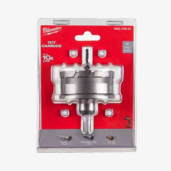 Коронка Holesaw TCT MILWAUKEE, Ø70мм Одесса