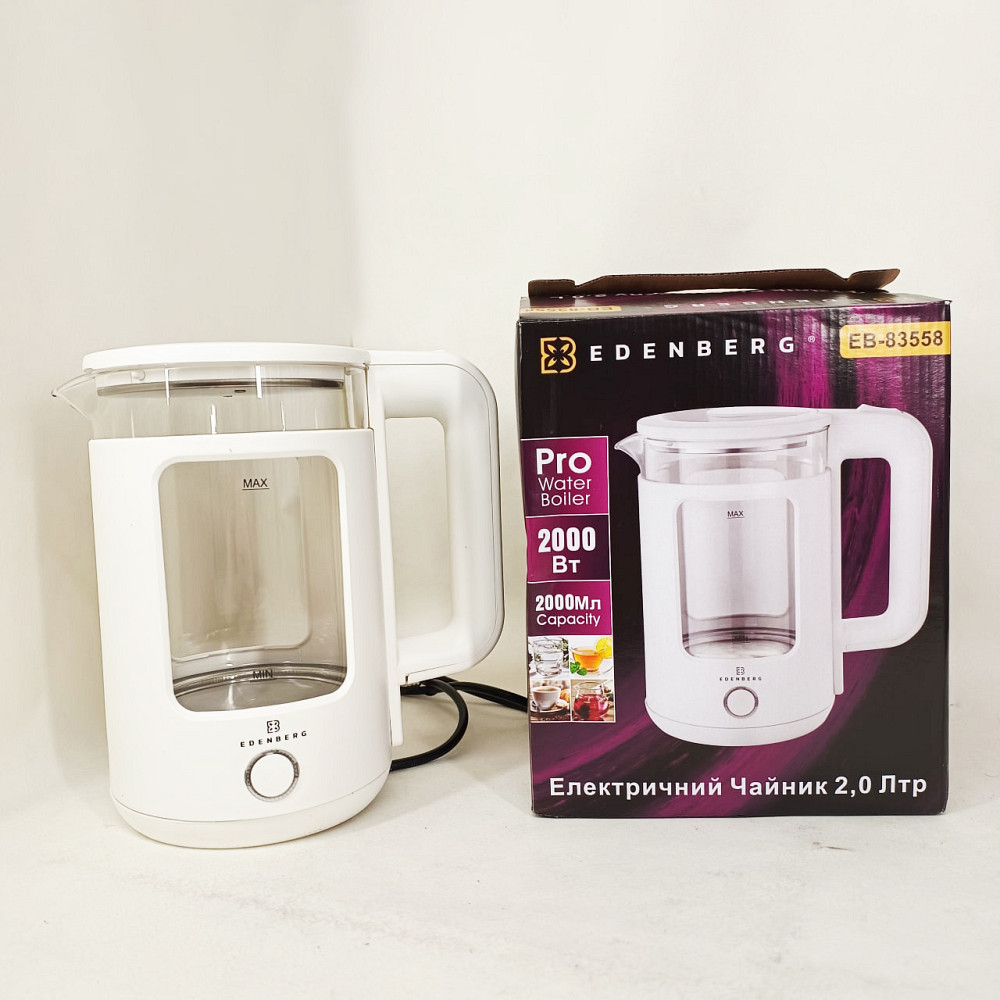 Электрический чайник с индикатором включения, Чайник для закипания воды, Электрочайник с защитой ZG-50 Львов - изображение 2