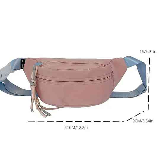 Сумка женская бананка светлая поясная сумка Киев