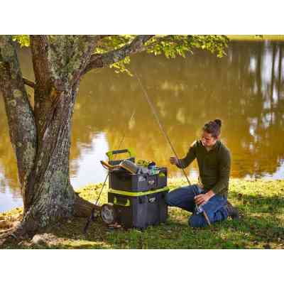 Ящик для инструментов Ryobi модульный Link RSL201, на колесиках, телескопическая рукоятка, 39х57х49.5см, пластик (5132006074) Винница