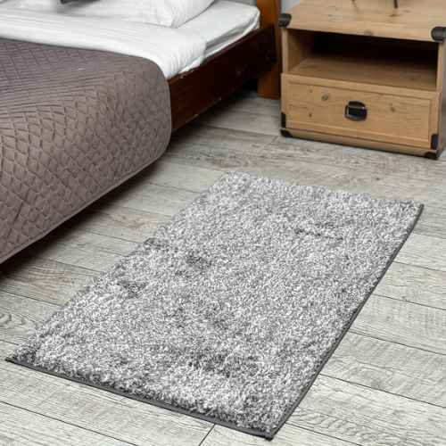 Килимок для ванної 60*100см Comfort темно-сірий поліестер Дариана Житомир - фото 1