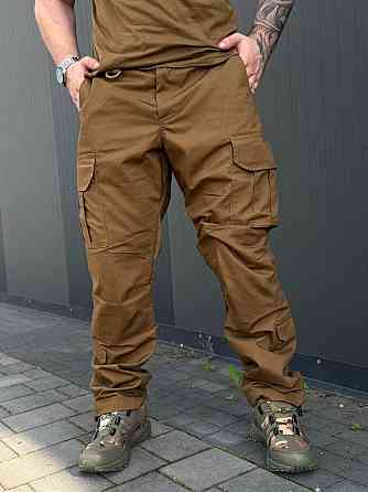 Літні чоловічі штани койот ріп-стоп, штурмові бойові тактичні штани для армії Львів