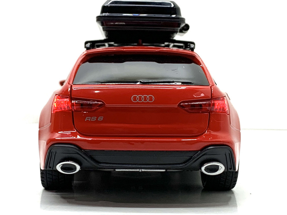 Машина Автосвіт Audi rs 6 інерційна відчиняються двері капот багажник 20,5 см Червоний (AP-2070) Чернигов - изображение 6