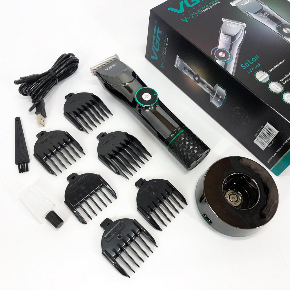 Многофункциональная аккумуляторная машинка для стрижки, Машинка для стрижки с насадками беспроводная LY-34 Львов - изображение 9