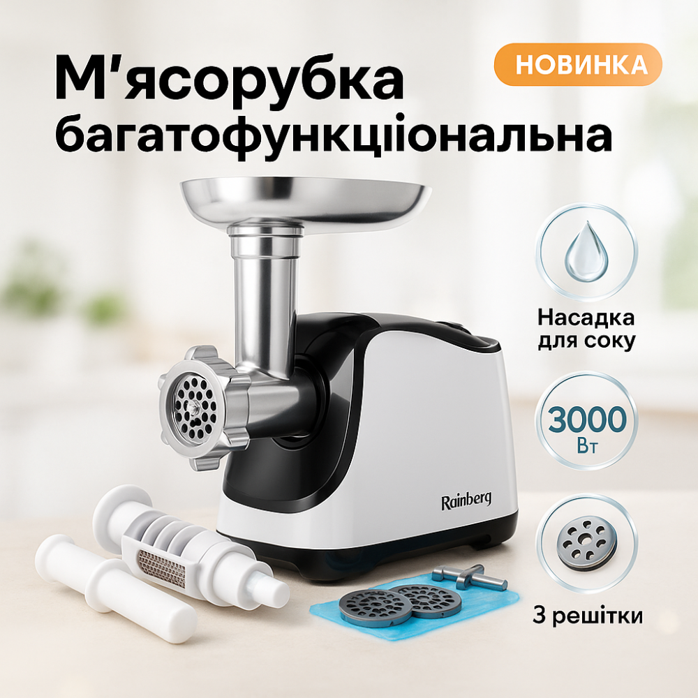 Электрическая мясорубка 2500, Электрическая мясорубка 2в1 с металлическим корпусом QT-17 Львов - изображение 20
