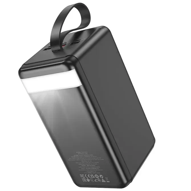 Павербанк швидке заряджання Hoco J123D Element 90000 mAh 22.5W PD/QC Black Одесса - изображение 1