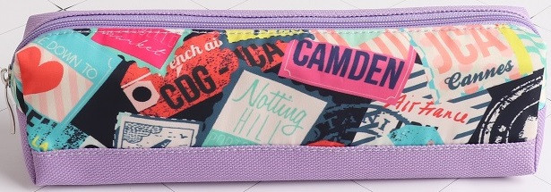 Пенал шкільний "Мандарин"   YM 8357, 20х5х6 см,  на блискавці 1 відд, поліестер, шт Київ - фото 1