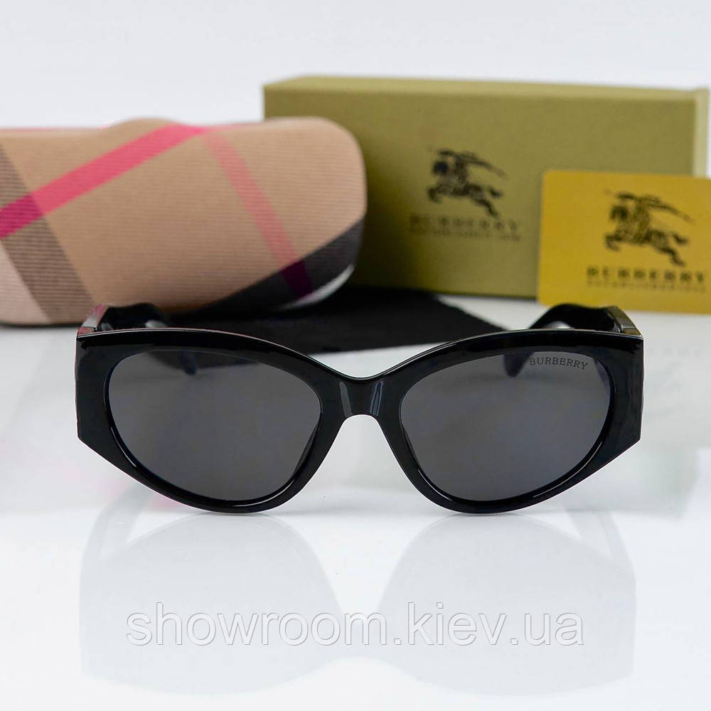 Жіночі сонцезахисні окуляри з поляризацією BRB (5220) black Київ - фото 2