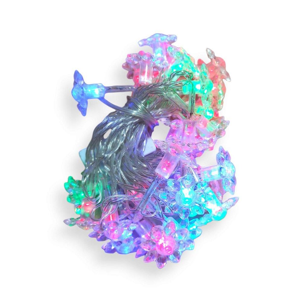 Гірлянди 40LED (Квіточок) Red/Green/Blue/Yellow, 1 режим, 5 метрів Харків - фото 1