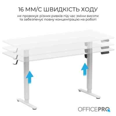 Компьютерный стол OfficePro ODE1670W White (ODE1670W) Винница