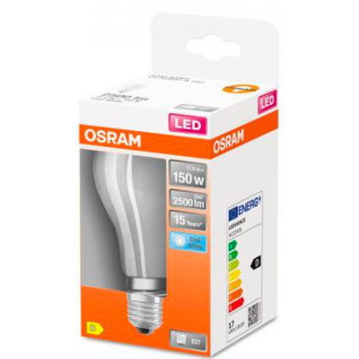 Лампочка Osram LED CL A150 17W/840 230V GL FR E27 (4058075305038) Вінниця - фото 3