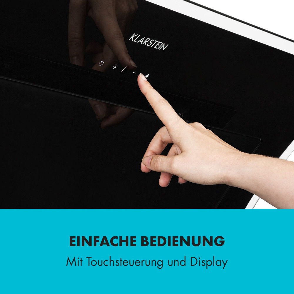 Вытяжка Sabia 90 90см 600м³/ч Светодиоды 3 уровня мощности черный черный (Германия, читать описание) Ровно - изображение 8