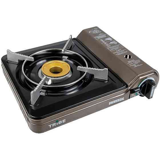 Плита газова портативна Tribe Universal з перехідником на великий балон Київ
