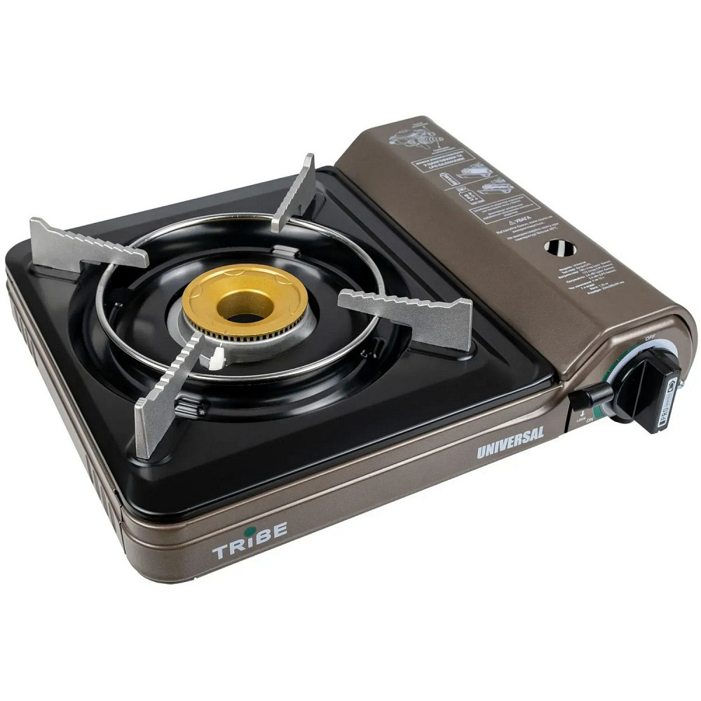 Плита газова портативна Tribe Universal з перехідником на великий балон Київ - фото 3