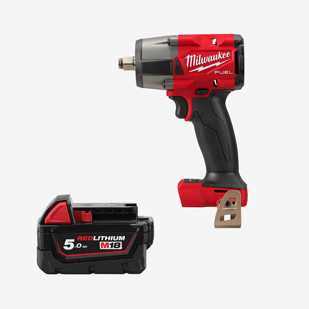 Гайкокрут акумуляторний 1/2" MILWAUKEE, M18 FMTIW2F12-0, 881Нм (+ак., M18 B5 (5Aг)) Одеса - фото 2