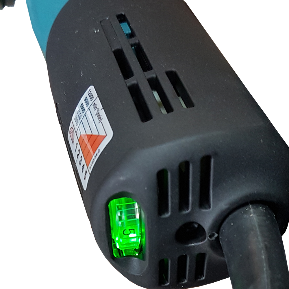 Професійна кутова шліфувальна машина Makita 9565 CVR: 1400 Вт, Ø диска 125х22,23 мм, 12000 об/хв, вага 2.4 кг Київ - фото 8