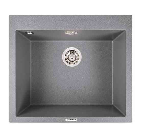 VALESO Кухонна гранітна мийка 5750 DAVINA VALESO сірий мусон Коломия