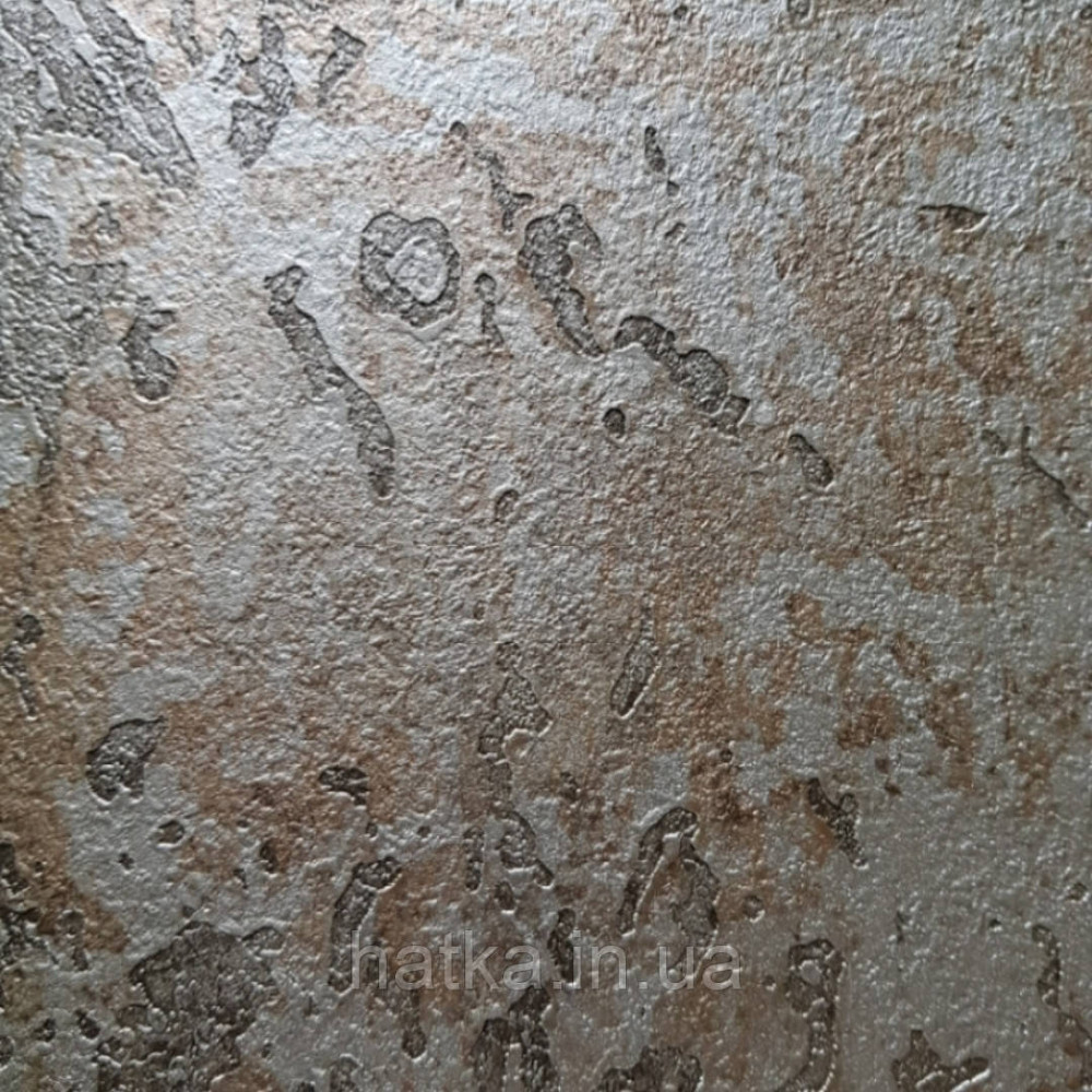 Шпалери метрові вінілові на флізелін AdaWall Beta метрові 3д під штукатурку коричневі з чорним золотавим Київ - фото 3