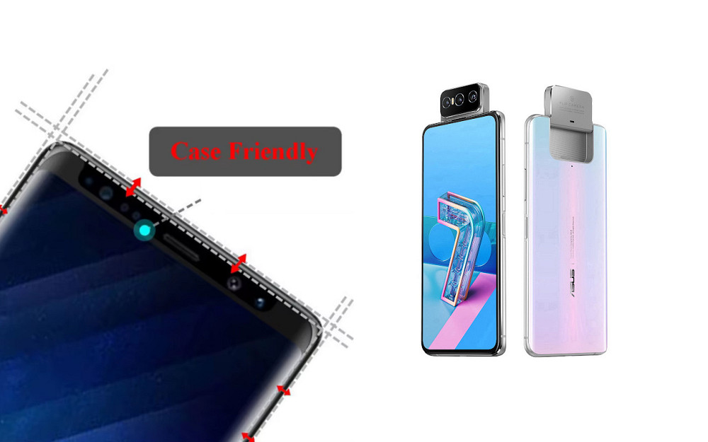Захисне скло HyperGlass Pro для Asus ZenFone 7, Zenfone 7 Pro – максимальна чутливість та захист Київ - фото 4