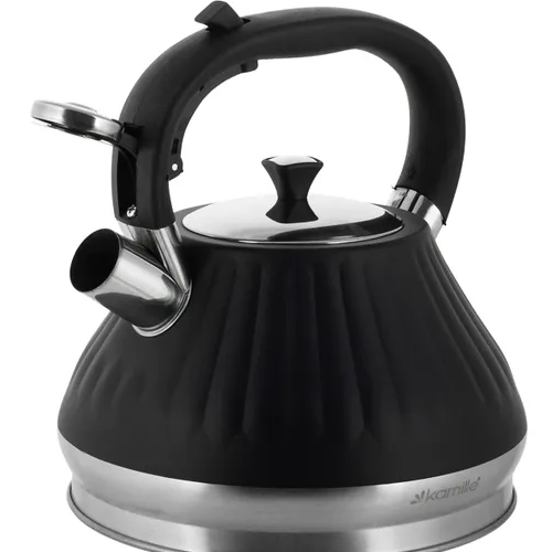 Чайник 3л нержавіюча сталь зі свистком з ручкою 