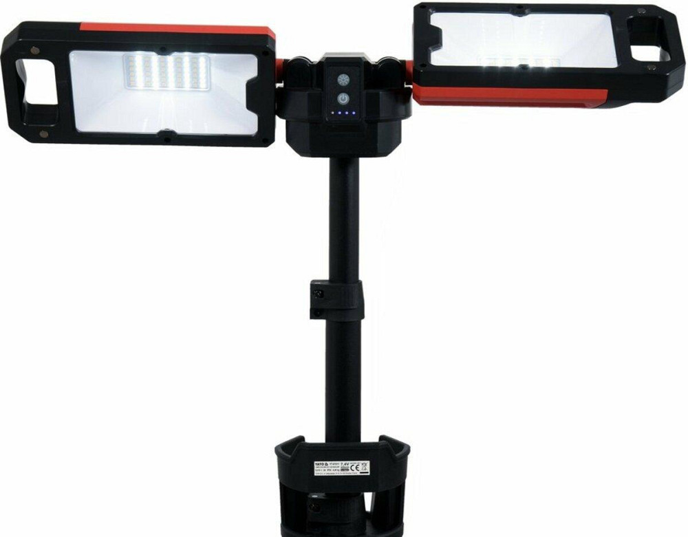 Прожектори 2 шт. 2828 SMD-діодні YATO: акумул. 4,7 В, 500-5000 Lm, на штативі h= 95-140 см [2] Одесса - изображение 2