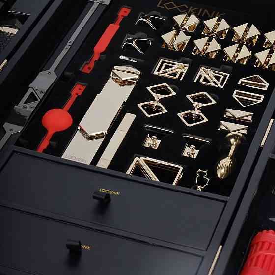 БДСМ-набор LOCKINK All-in-1 BDSM Play Kit - Crocodile Leather Sex Aura Киев