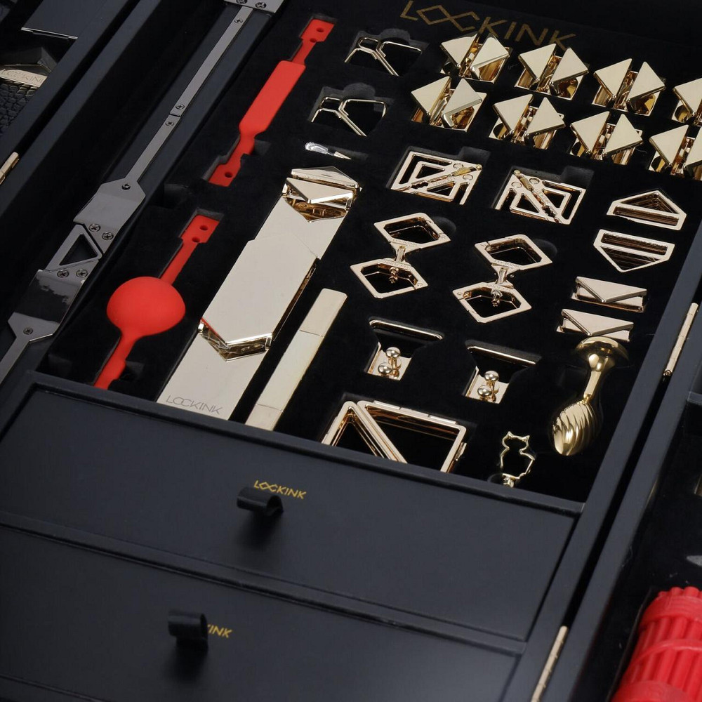 БДСМ-набор LOCKINK All-in-1 BDSM Play Kit - Crocodile Leather Sex Aura Киев - изображение 3