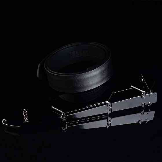 Регульована шлепалка LOCKINK Adjustable Slapper for Impact Play — Black Sex Aura Київ