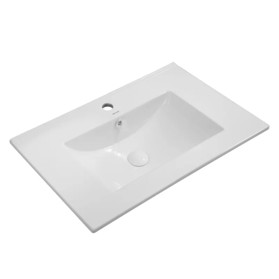 Раковина меблева Mixxus Premium CUBIC-1502 710х460х170mm з отвором під змішувач та переливом  ( MP6496 ) 30363 Харків