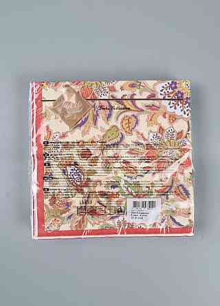 Серветки паперові (ЗЗЗХЗ, 18 шт.) "Осінній візерунок" Luxy (1 пачка) Харків