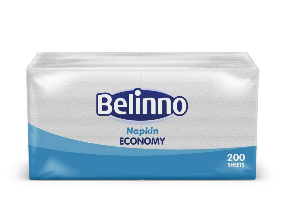 Салфетки бумажные 200шт x18 (24.5x26.5см) ТМ BELINNO Киев - изображение 1