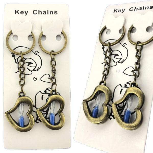 Брелок для влюбленных Сердце с песком 2 шт Киев - изображение 1