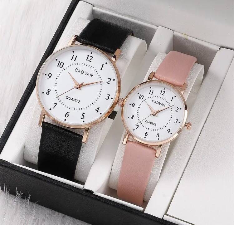 Подарочный набор для мужчин и женщин: 2 парные часы, - диам. 4см, длин 24см, шир. рем. 1,8 см Киев - изображение 4