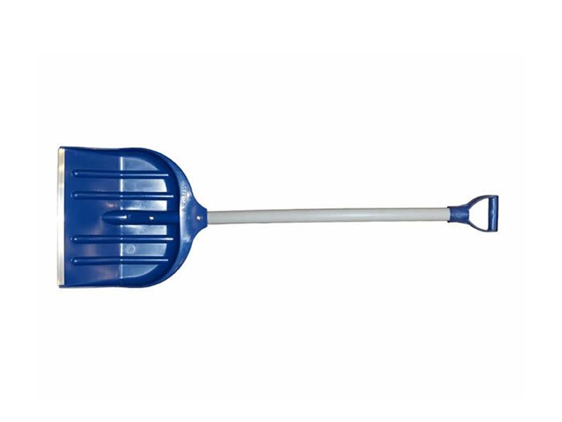 Лопата велика снігоприбиральна пластмасова з пластиковою ручкою (кромка оцинкований профіль) Харків - фото 1