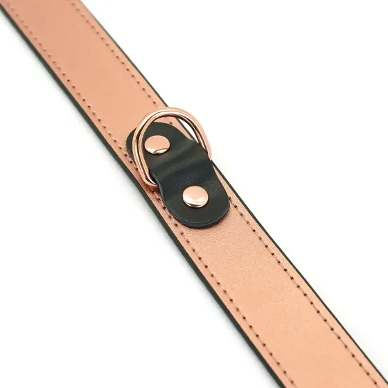 Нашийник із затискачами для сосків Liebe Seele Rose Gold Memory Collar with Nipple Clamps Львів