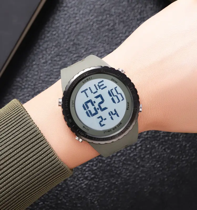 Годинник чоловічий наручний спортивний Skmei 2192 (Зелений з білим) Вінниця - фото 6