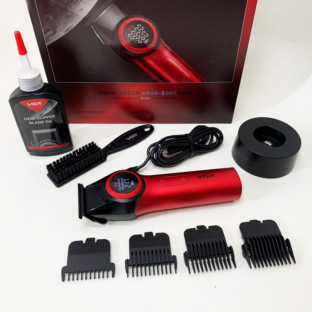 Набор машинок для стрижки VGR, Машинка для стрижки волос и затылка Машинка хорошая GB-12 Львов - изображение 10