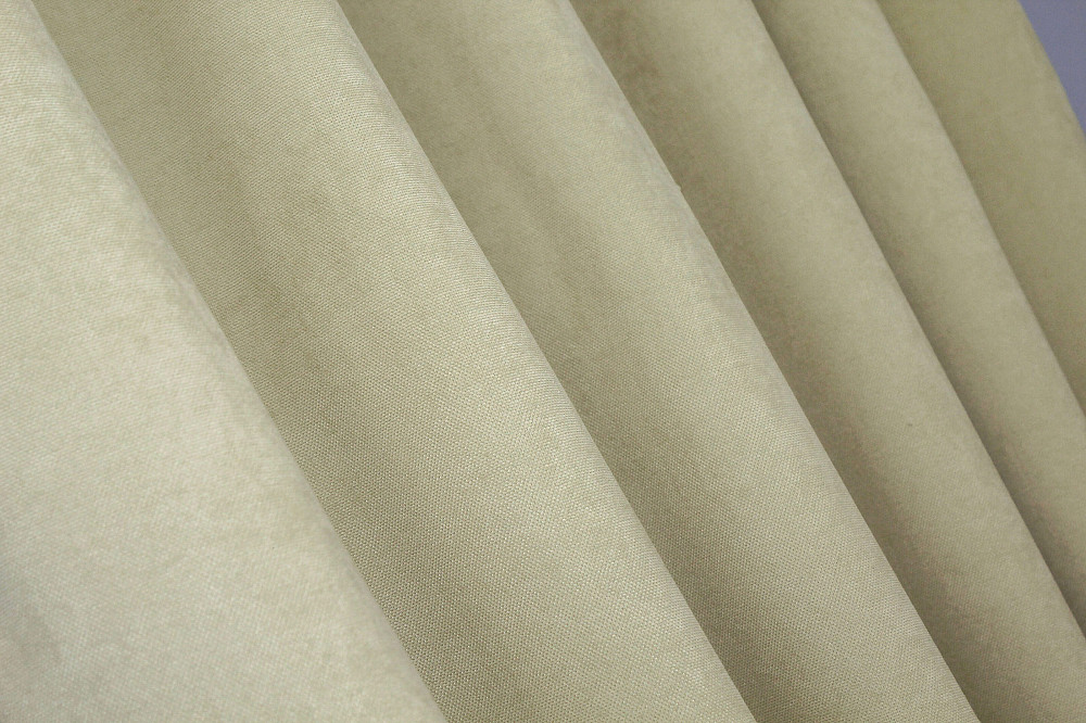 Комплект готових штор VR-Textil Мікровелюр SPARTA № 844ш Кремовий 100х285 см 2 шт (31-952) Київ - фото 6