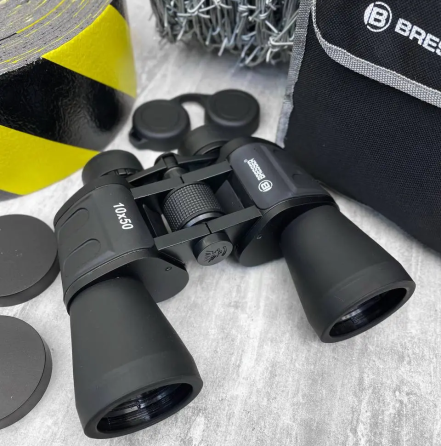 Тактичний бінокль Bresser Hunter 10x50 (Чорний) Вінниця