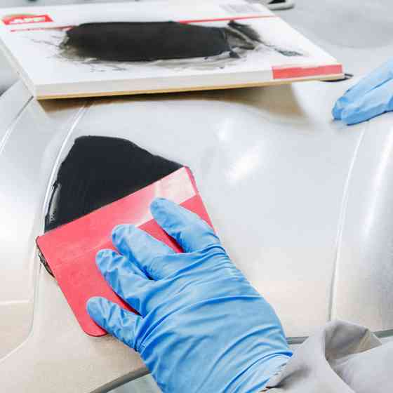 Шпаклівка для пластику "Plastiflex" + затв. 1,8кг чорно графітова APP, 010449 Вінниця