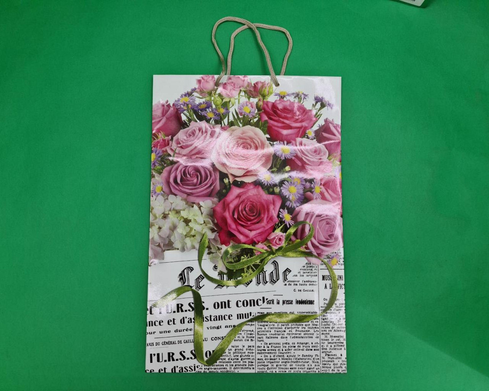 Большой бумажный пакет вертикальный  25/37/8(артBV-071) (12 шт) Харьков - изображение 4