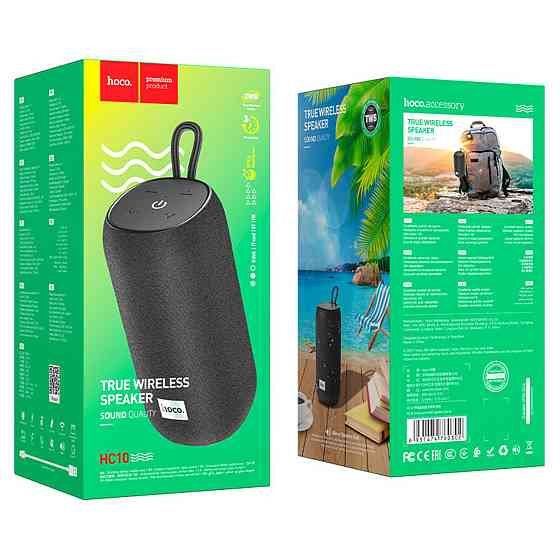 Портативна колонка HOCO HC10 Sonar sports BT speaker Black (6931474760302) Київ